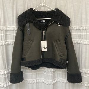 Bomber Jacket from Zara. Never been warn. Medium.